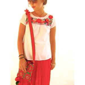 Mexican Bag Embroidered Crossbody